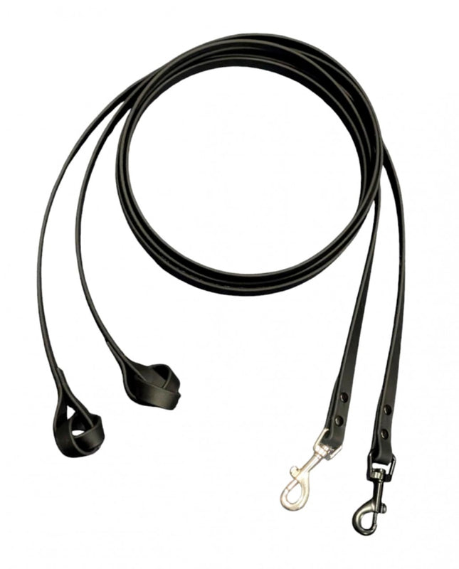 ShowStar Black Biothane Show Lead - 6ft