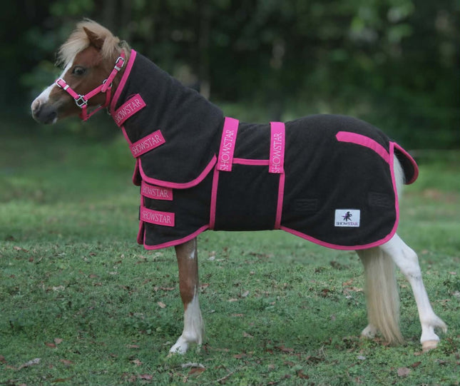 ShowStar Fleece Combo - Black with Pink Trim
