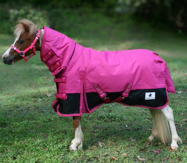 ShowStar 1680D Unfilled Rainsheet Combo - Pink and Black