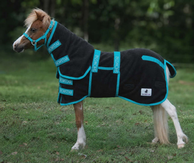 ShowStar Fleece Combo - Black with Teal Trim