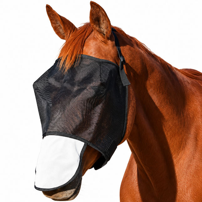 Flyveils By Design - Fly Mask 100% Blockout Nose