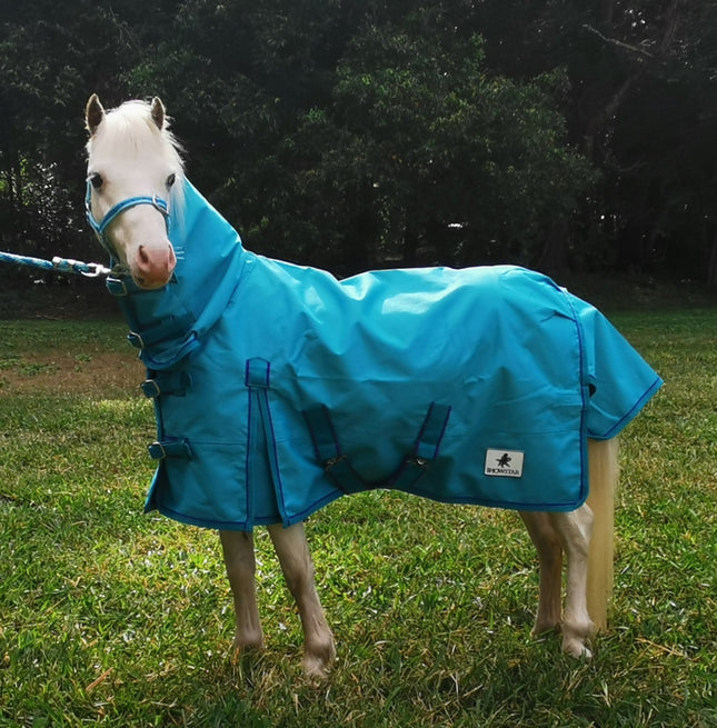 ShowStar 1680D Unfilled Rainsheet Combo - Teal with Purple