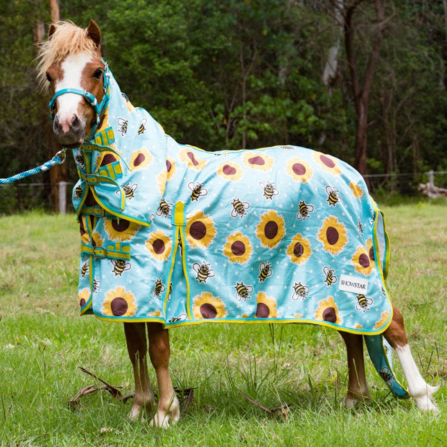 ShowStar Mesh Neck Combo - Bee Happy Print