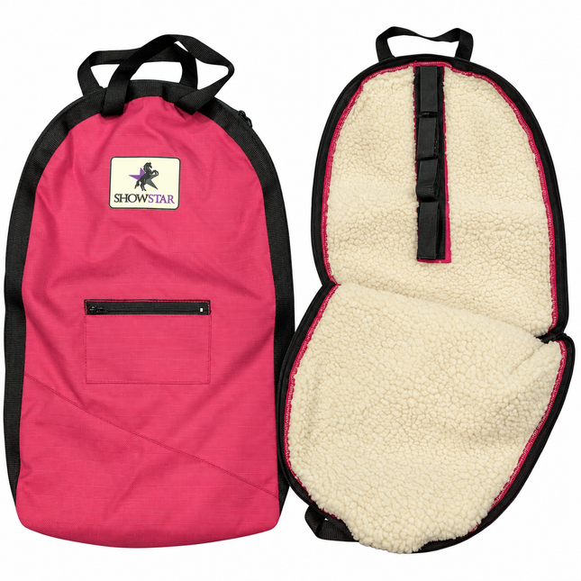ShowStar Miniature Horse Show Halter Bag- Pink with Black Trim