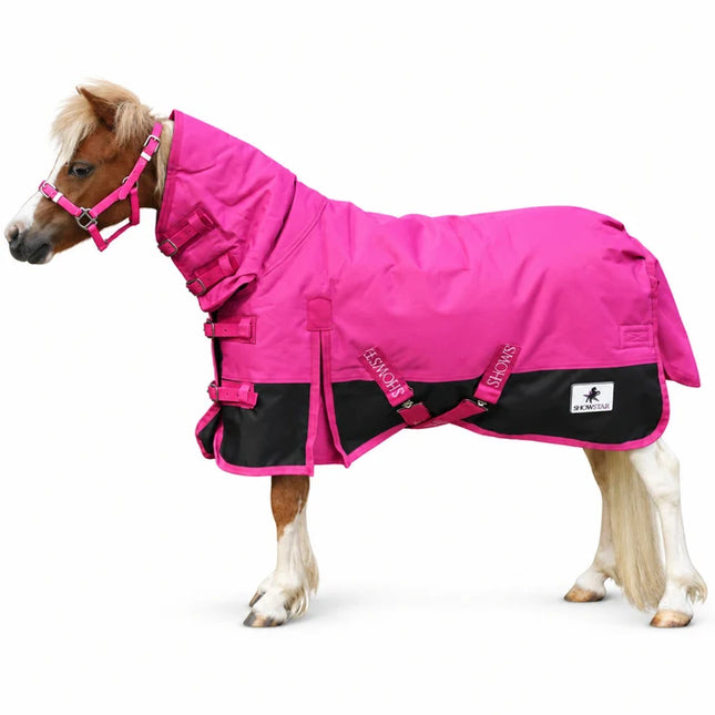 ShowStar 1680D Winter Paddock Combo - Pink with Black Trim