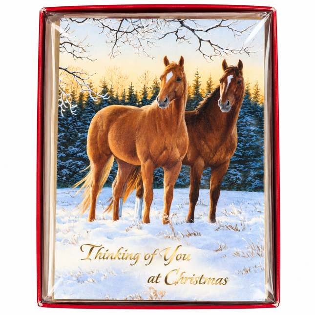 Christmas Card - Thinking of You - 10 Pack