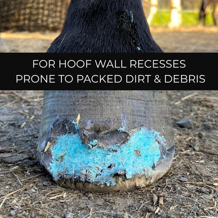 Beeswax BLUE Balls® Hoof Wall Crevice Wax