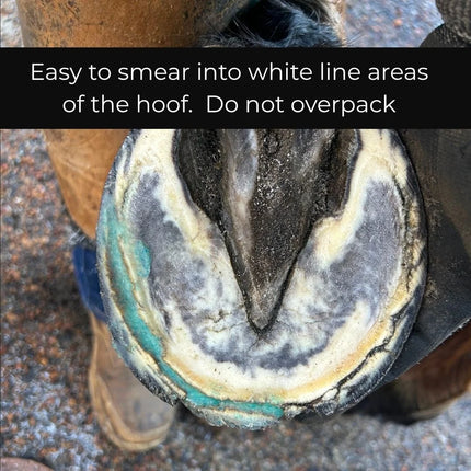 Beeswax BLUE Balls® Hoof Wall Crevice Wax