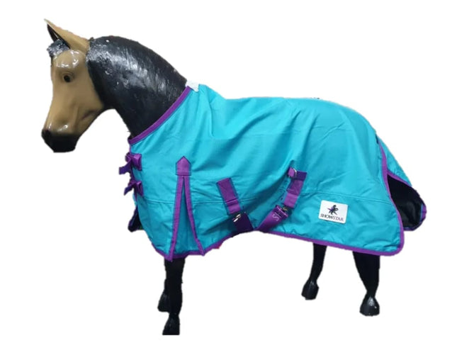ShowStar 1680D Unfilled Rainsheet Rug Only - Teal with Purple