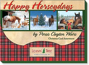 Christmas Card Pack - 20 Cards - Happy Horseydays Assorted Pack