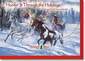 Christmas Card Pack Hoofin' It Through The Holiday 20 Assorted Pack