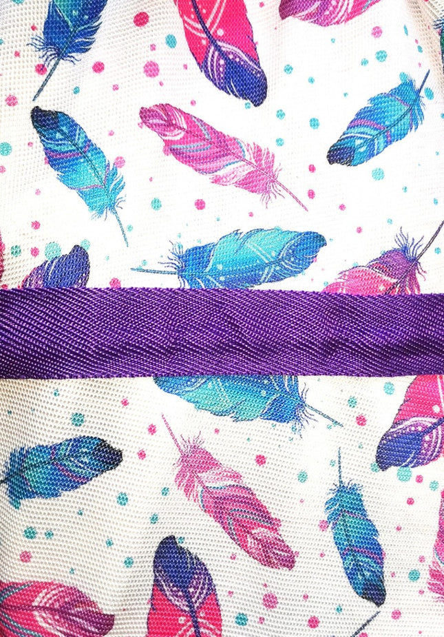 ShowStar Mesh Neck Combo - Feather Print