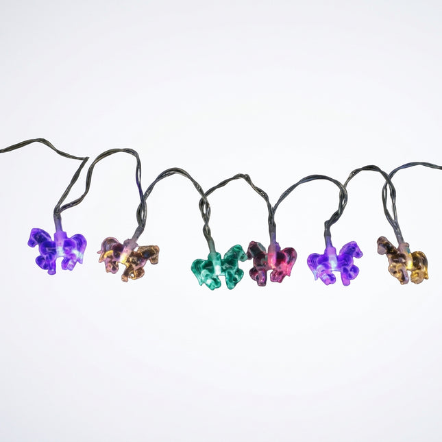 Horse String Lights 5 m Battery Operated Multi Colour