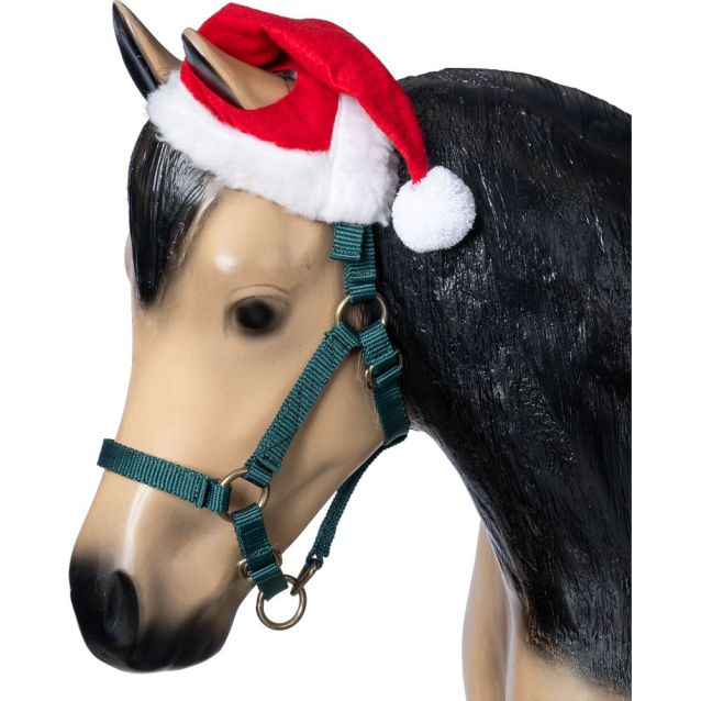 Miniature Horse / Small Pony / Horse One Ear Santa Hat