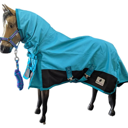 ShowStar 1680D Unfilled Rainsheet Combo - Teal and Black