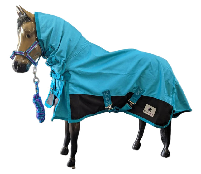 ShowStar 1680D Unfilled Rainsheet Combo - Teal and Black