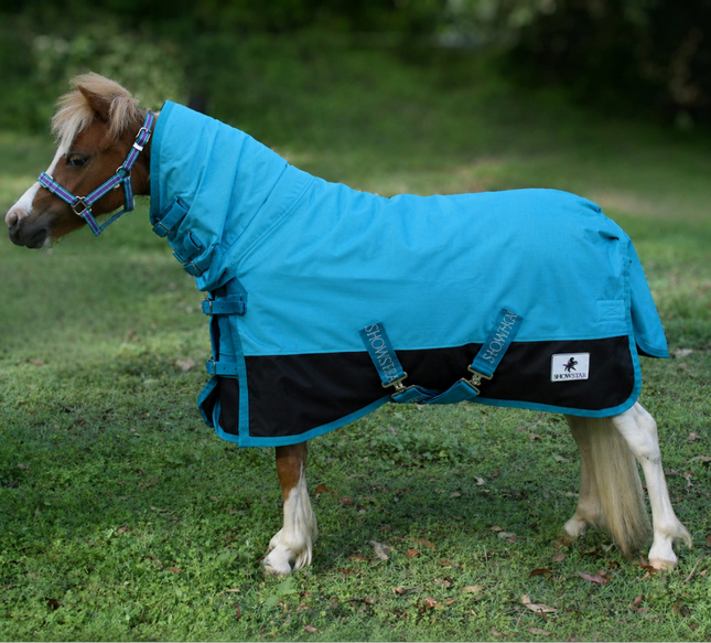 ShowStar 1680D Unfilled Rainsheet Combo - Teal and Black